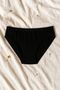 5 Pieces Black Cotton Basic Daily Women's Bikini Panties – Regular Waist, Non-Marking, Flexible and Comfortable - 6