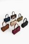Women's Suede Shoulder Bag - 4