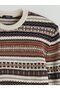 Xside Crew Neck Patterned Men's Knitwear Sweater - 5
