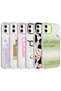iPhone 12 Compatible Marble Patterned Ata Marbello Case-White - 2
