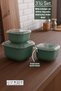 Set of 3 Microwave and Freezer Compatible Square Storage Containers - 600ml, 1100ml, 1800ml - Bpa Free