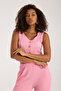 Women's Basic (Bubble Fabric) Vest Set - 3