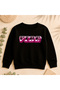 Sweatshirt Casual Front Side Printed 100% Cotton Fancy Crew Neck Oversize