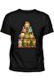 Christmas Tree Labub Printed New Year Child Short-Sleeve T-Shirt