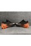 Boys' Football Cleats with Socks, Carpet Field Gear, Soccer Sports Shoes (Black-Orange Color) Filet-Garson