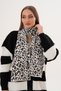 Trend Animal Print Scarf |   Leopard Patterned Design Shawl |   Soft Textured Quality Women's Winter Accessory - 5