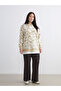 Lcw Modest Crew Neck Patterned Women's Sweatshirt Tunic - 3