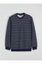Southblue Crew Neck Striped Men's Sweatshirt - 5