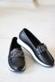Women's Ballerina Shoes with Orthopedic Sole and Buckle - 3