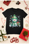New Year Printed Unisex Children's T-Shirt, Christmas Themed, 100% Cotton