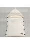 Knitwear Welsoft Lined Baby Swaddle-White - 2