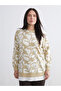 Lcw Modest Crew Neck Patterned Women's Sweatshirt Tunic - 2
