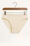 20 Pieces White Cotton Basic Everyday Women's Bikini Panties – Regular Waist, Non-Marking, Soft, Flexible Comfortable - 5