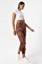 Women's Faux Leather Pocket Pants - 2