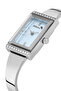Luxury Stone Cuff Women's Wristwatch Silver Blue Color Pl-1566B5X - 3