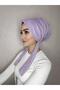 Lila Plain Cotton Shawl Scarf Suitable for All Seasons - 3