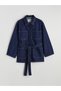 Two Mt Shop Quality Lcw Modest Indigo Denim Straight Loose & Baggy Women's Jean Jacket - 5