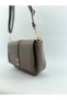 Women's Adjustable Strap Detailed Leather Shoulder Bag - 7
