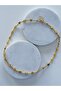 Gold Rod Heart Necklace - 2