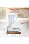4-in-1 Juicer & Food Processor 1L, 800W, 2-Speed + Pulse, White - 5