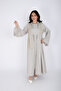 2 Piece Luxury Linen Rope Design Jalabiya - 5