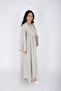 2 Piece Luxury Linen Rope Design Jalabiya - 3