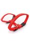 Reflective Adjustable Cat Collar and Harness with Leash (Red) - 3