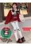 Kuromi Christmas White Pantyhose Matte Opaque New Year