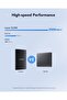 قرص صلب خارجي SL500 بسعة 2 تيرابايت، منفذ USB 3.2 من الجيل الثاني، منفذان - 7