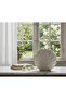 Decorative Ceramic Vase – Modern Textured Fan Shell Vase for Home & Table Décor - 4