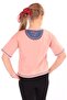 Girl's Printed Crew Neck Short Sleeve T-Shirt - 2