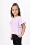Girl's Printed Crew Neck Flared Sleeve T-Shirt - 2