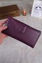 Women's Genuine Leather Wallet with Plenty of Card Holders and Coin Compartment Purple 1228 - 5