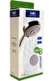 Rain Jet High-Pressure Hand Shower – Silver Chrome, Adjustable Bracket, Durable Nozzles - 2