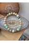 Peruvian Turquoise Natural Stone Bracelet - 8mm Natural Stone Energy Bracelet - 3