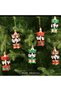 6 Pieces Carousel Christmas Tree Ornament/ Boxed and Set of 6 Wooden Carousel New Year Ornament/Christmas Gift - 3