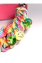 Handmade Colorful Paracord Dog Collar – 30-40 cm Adjustable Faux Leather with Silver Paw Charm - 4