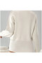 Stylish Stone Buttoned Slit Detailed Pearl Half Fisherman Knitwear Sweater Blouse - 3