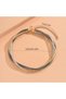 Minimalist Gold Tone Necklace - 2