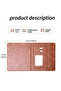 3-in-1 Desk Mat: Mouse Pad, Phone Stand & Pen Holder – Waterproof, Black, 37x22.5cm - 3