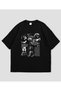 Biggie Smalls Notorious Printed Black Oversize T-Shirt Unisex 100% Cotton Crew Neck T-Shirt