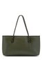 Women's Tote Handbag and Shoulder Bag with Knitted Detail