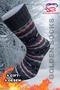 Lambswool 4 Pairs Thermal Soft Thick Knitted Patterned Protective Unisex Winter Socks Set - 6