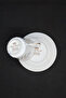 Royal Kendal Fine Bone China Wonderful Flowers Double Coffee Cup 130 ml - 5