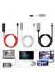 كابل محول USB-C إلى HDMI - مخرج فيديو بدقة 4K 1080P لأجهزة MacBook Pro وChromeBook وPixel - 3
