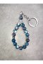 Raindrop Quartz Natural Stone Rosary Keychain - 2