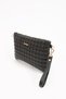 Sanmorris Women's Faux Leather Mosaic Pattern Adjustable Crossbody and Hand Strap Portfolio, Clutch Bag - 4