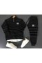 New Season Winter Premium 3 Thread Half Zipper Sweat- 3 Thread Sweatpants 2-Piece Set