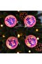 4-Piece Disco Ball Christmas Ornament, Party Disco Ball Ornament, Pink Disco Ball Ornament 5 cm - 5