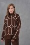 Oversized Ethnic Detailed Sweater Pants Knitwear Bottom-Top Set Aw25Au0035 - 5